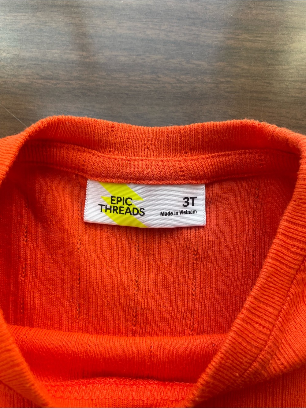 Epic Threads Girls' Bright Orange Peplum Top - Picture 4 of 7